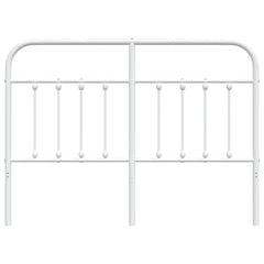vidaXL Headboard | White | Powder-Coated Steel | Single |  Appealing Design 4