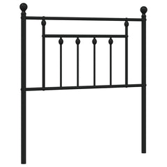 vidaXL Metal Replace Headboard Black 80 cm 2