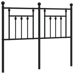 vidaXL Metal Replace Headboard Black 120 cm 2