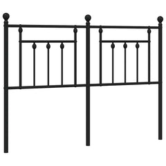 vidaXL Metal Replace Headboard Black 140 cm 2