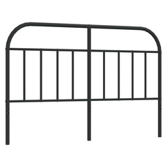 vidaXL Metal Replace Headboard Black 150 cm 2