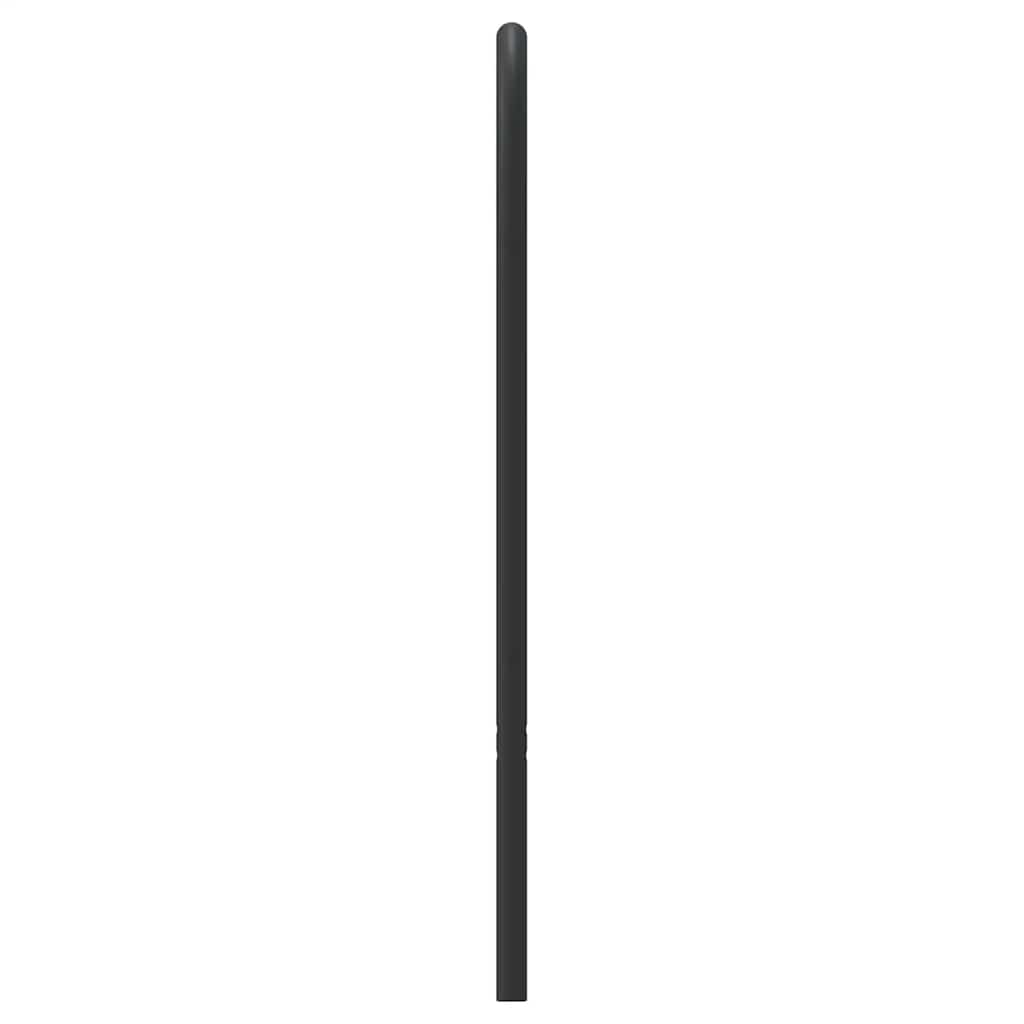 vidaXL Metal Replace Headboard Black 150 cm 5