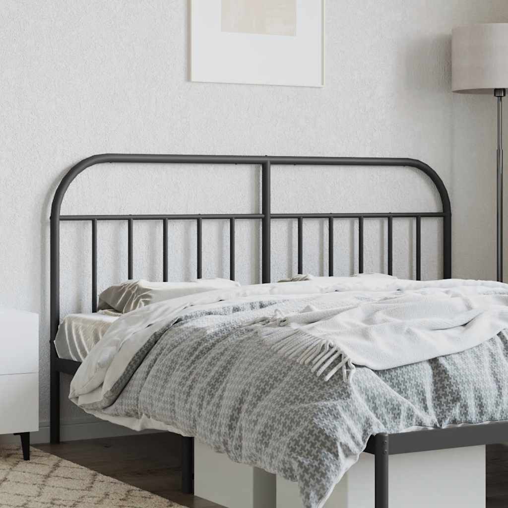 Metal Replace Headboard Black 160 cm, image 3