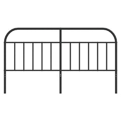 vidaXL Metal Replace Headboard Black 180 cm 4