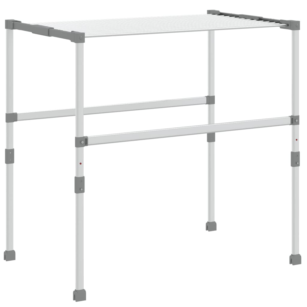 vidaXL Laundry Dryer 83x(50-55)x(40-85) cm Aluminium 2
