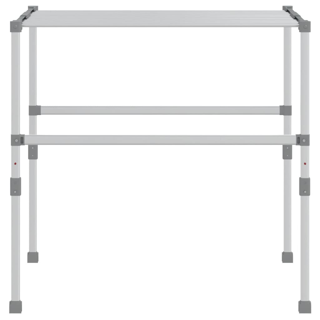 vidaXL Laundry Dryer 83x(50-55)x(40-85) cm Aluminium 3