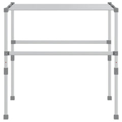 vidaXL Laundry Dryer 83x(50-55)x(40-85) cm Aluminium 3