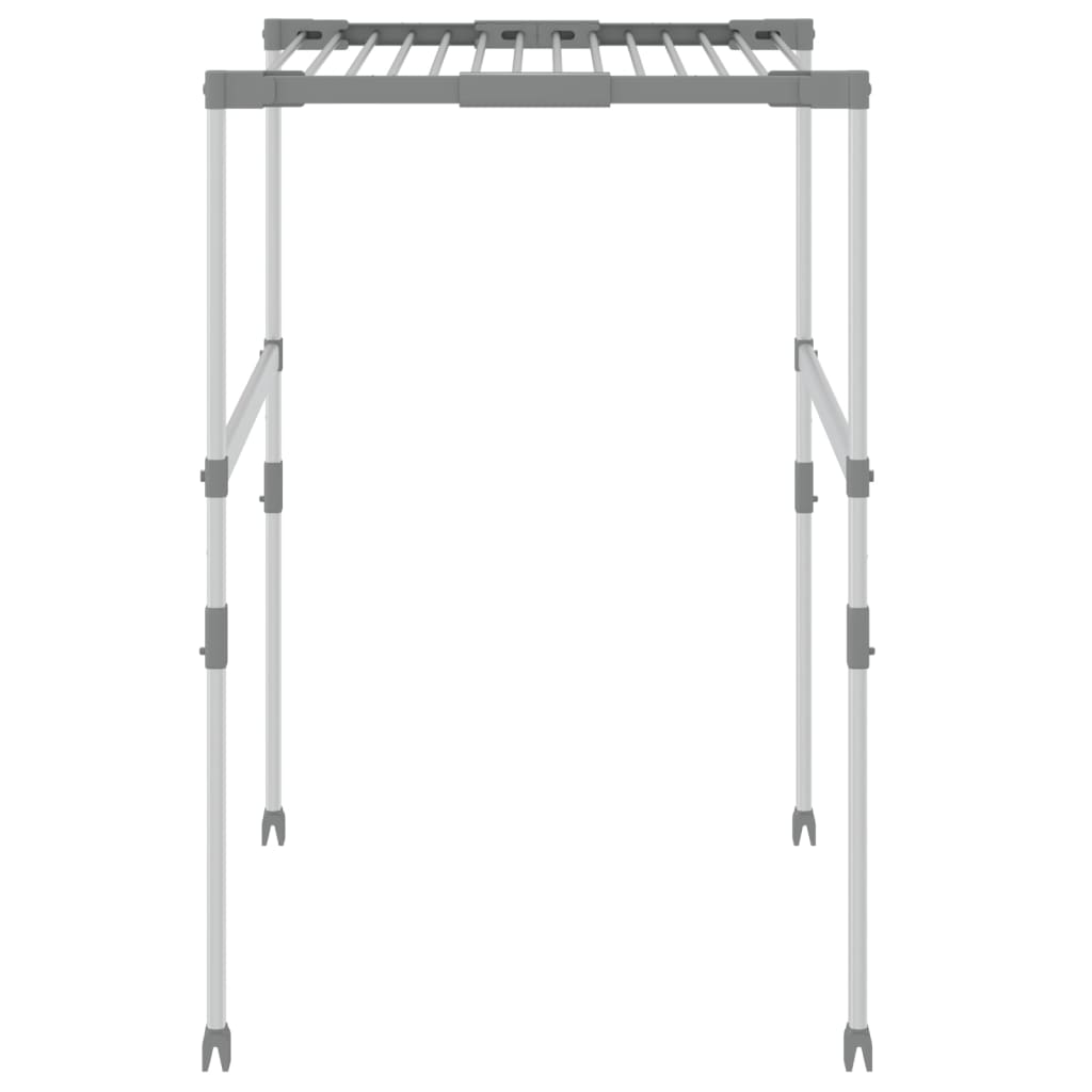 vidaXL Laundry Dryer 83x(50-55)x(40-85) cm Aluminium 4