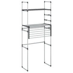 vidaXL Washing Machine Shelf 77x52x192 cm Aluminium 3