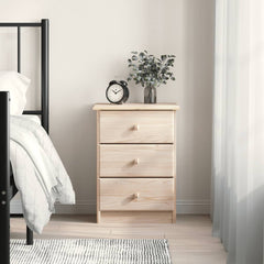 vidaXL Bedside Cabinet ALTA 41x35x55.5 Solid Wood Pine 1