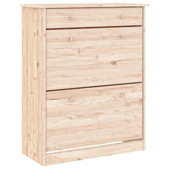 vidaXL Shoe Cabinet ALTA 77x35x96 cm Solid Wood Pine 2