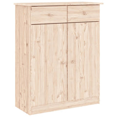 vidaXL Shoe Cabinet ALTA 77x35x96 cm Solid Wood Pine 2