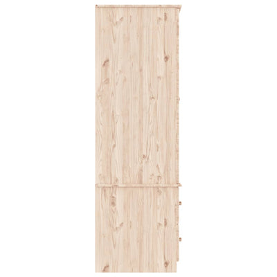 Wardrobe ALTA 90x55x170 cm Solid Wood Pine