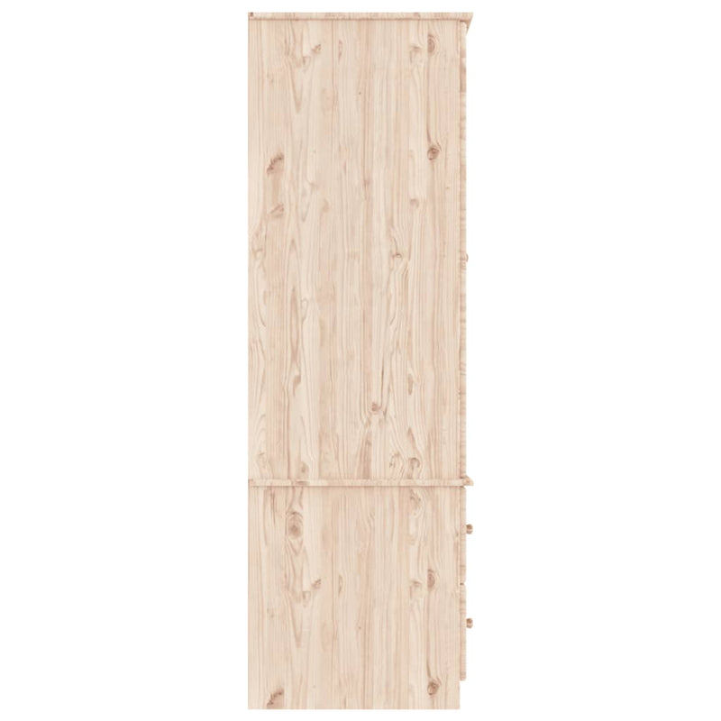 Wardrobe ALTA 90x55x170 cm Solid Wood Pine