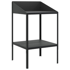 vidaXL Plant Stand Anthracite 56.5x54.5x100 cm Galvanised Steel 2