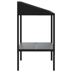 vidaXL Plant Stand Anthracite 56.5x54.5x100 cm Galvanised Steel 4