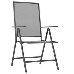 vidaXL 5 Piece Garden Dining Set Anthracite Steel 5