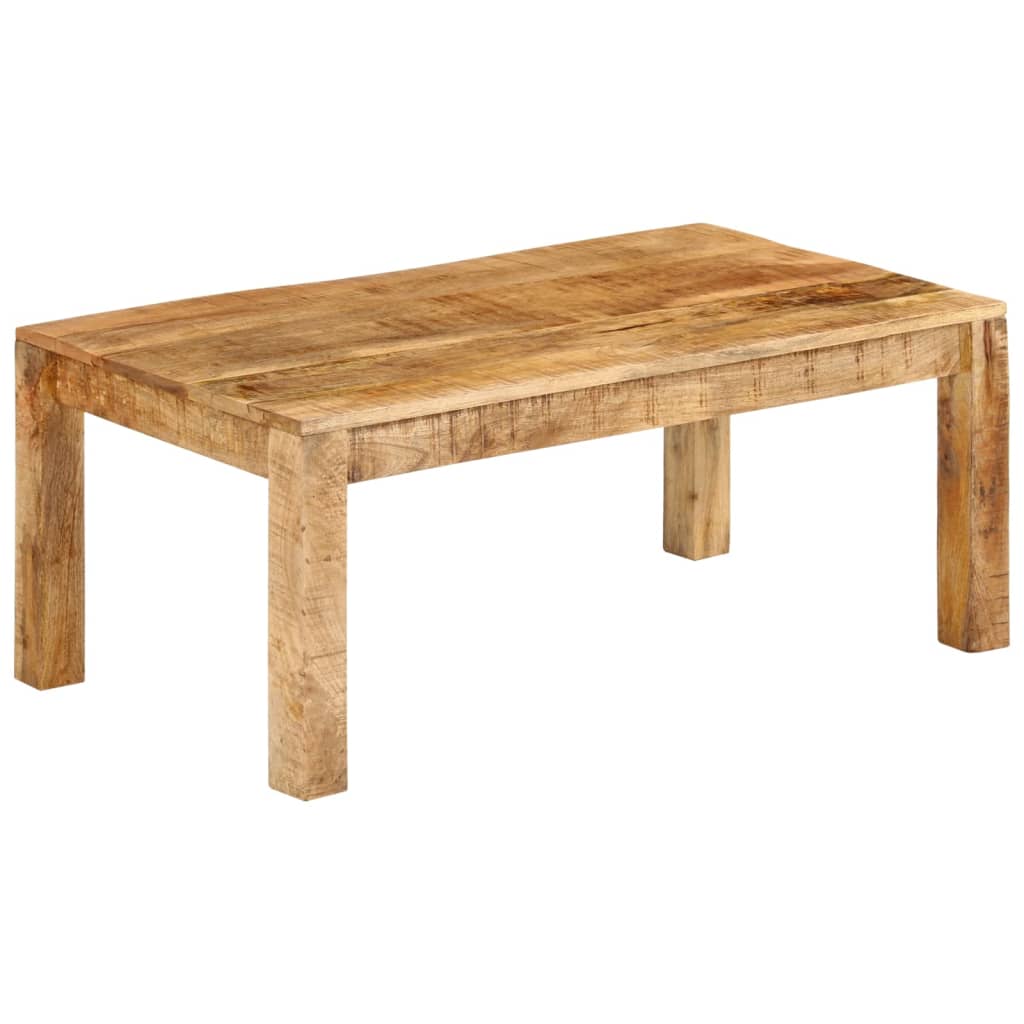 Coffee Table Solid Wood Mango Depth 55 cm 100 cm 40 cm Solid mango wood
