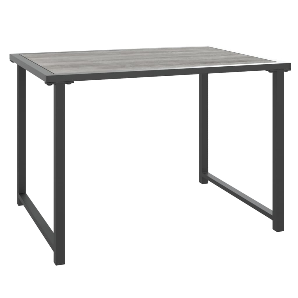 vidaXL Garden Table Anthracite 55x40x37 cm Steel 2