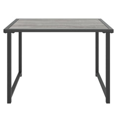vidaXL Garden Table Anthracite 55x40x37 cm Steel 3
