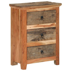 vidaXL Side Cabinet 55x33x75 cm Solid Wood Acacia 2