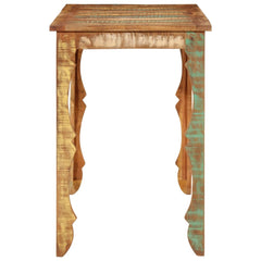 vidaXL Dining Table 110x52x76 cm Solid Wood Reclaimed 3