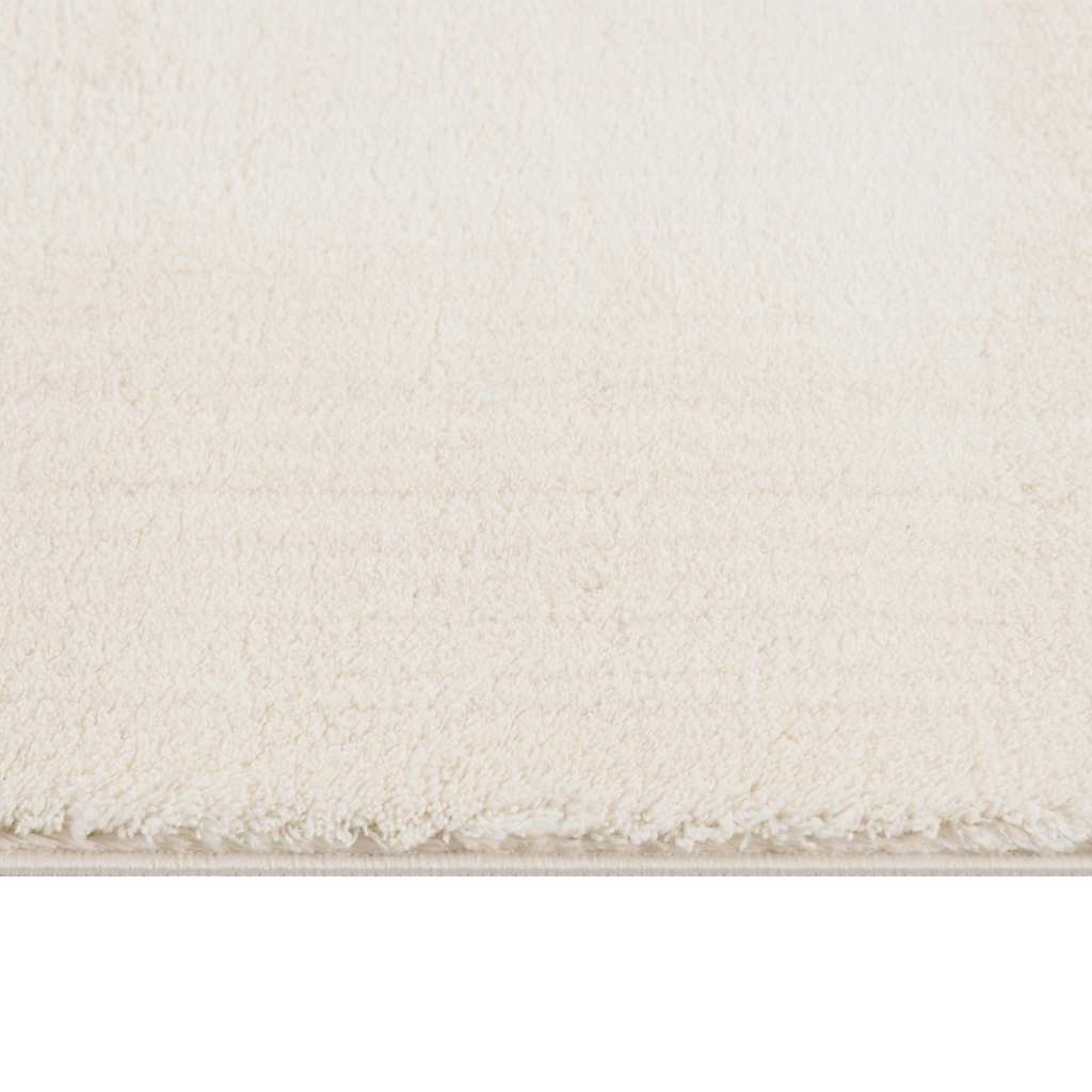 vidaXL Shaggy Rug Cream White 120x183 cm Polyester 4