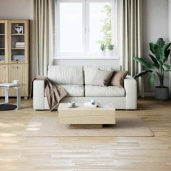 vidaXL Shaggy Rug Beige 120x183 cm Polyester 3
