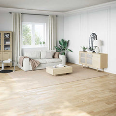 Shaggy Rug Polyester Width 240 cm Beige 340 cm