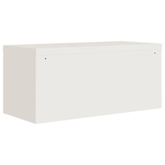vidaXL File Cabinet White 90x40x220 cm Steel 6