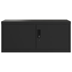 vidaXL File Cabinet Black 90x40x240 cm Steel 4
