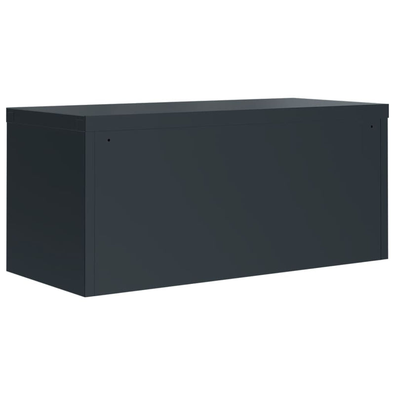 File Cabinet Anthracite 90x40x110 cm Steel