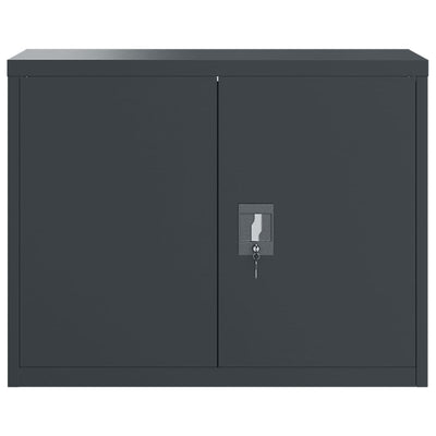 File Cabinet Anthracite 90x40x110 cm Steel