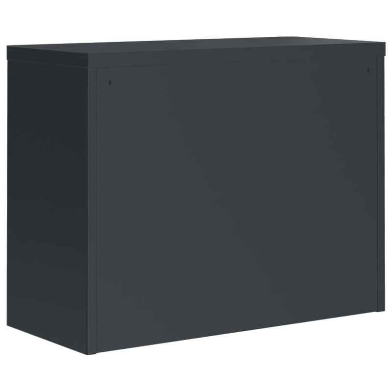 File Cabinet Anthracite 90x40x110 cm Steel