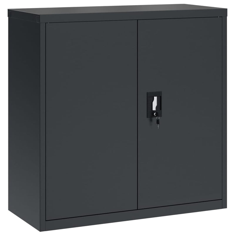 File Cabinet Anthracite 90x40x130 cm Steel