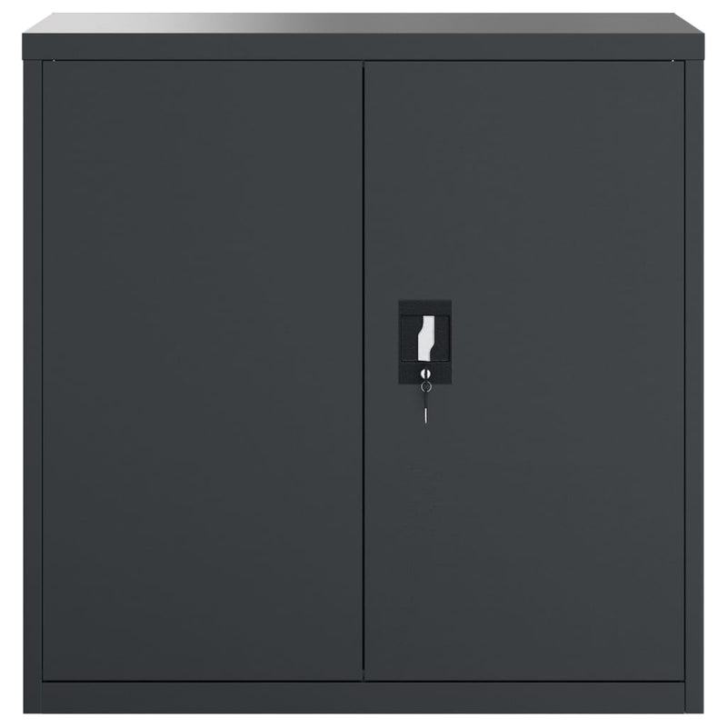 File Cabinet Anthracite 90x40x130 cm Steel