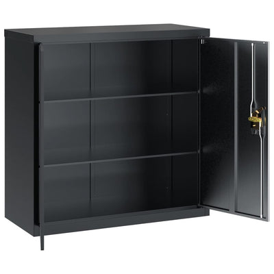 File Cabinet Anthracite 90x40x130 cm Steel