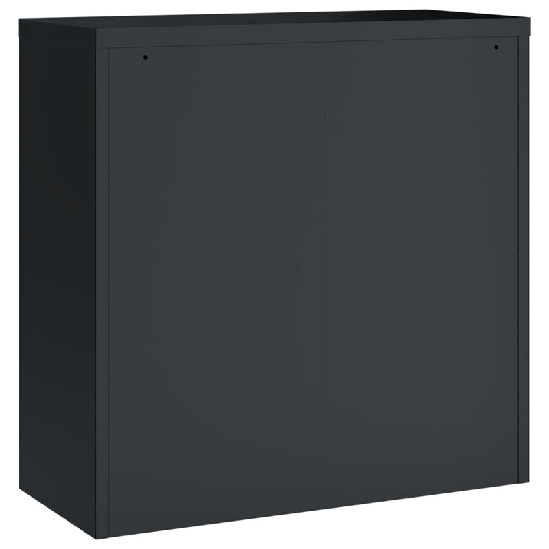 File Cabinet Anthracite 90x40x130 cm Steel