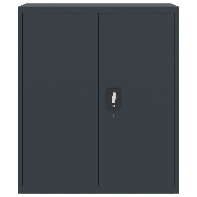 File Cabinet Anthracite 90x40x145 cm Steel