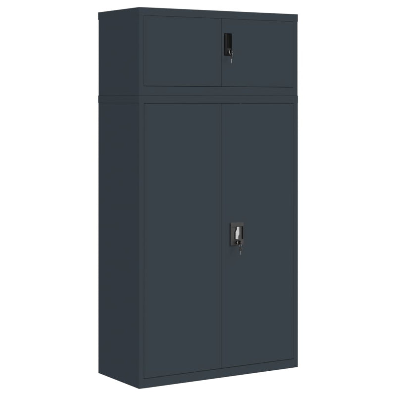 File Cabinet Anthracite 90x40x180 cm Steel