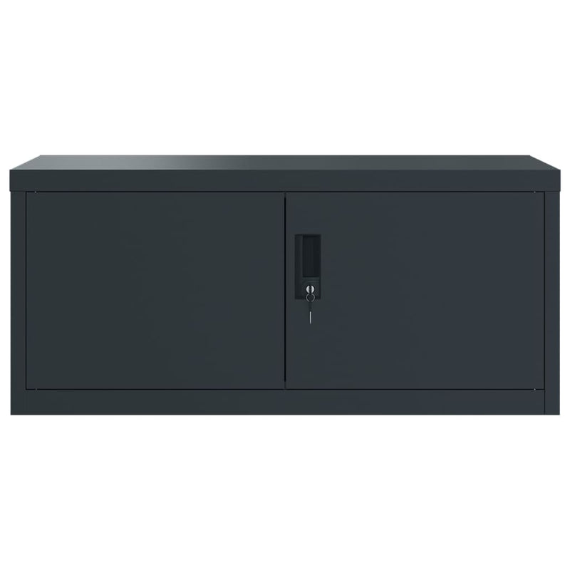 File Cabinet Anthracite 90x40x180 cm Steel