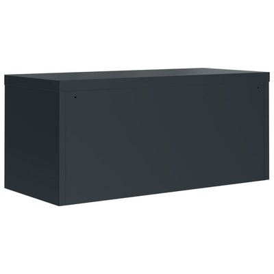 File Cabinet Anthracite 90x40x180 cm Steel