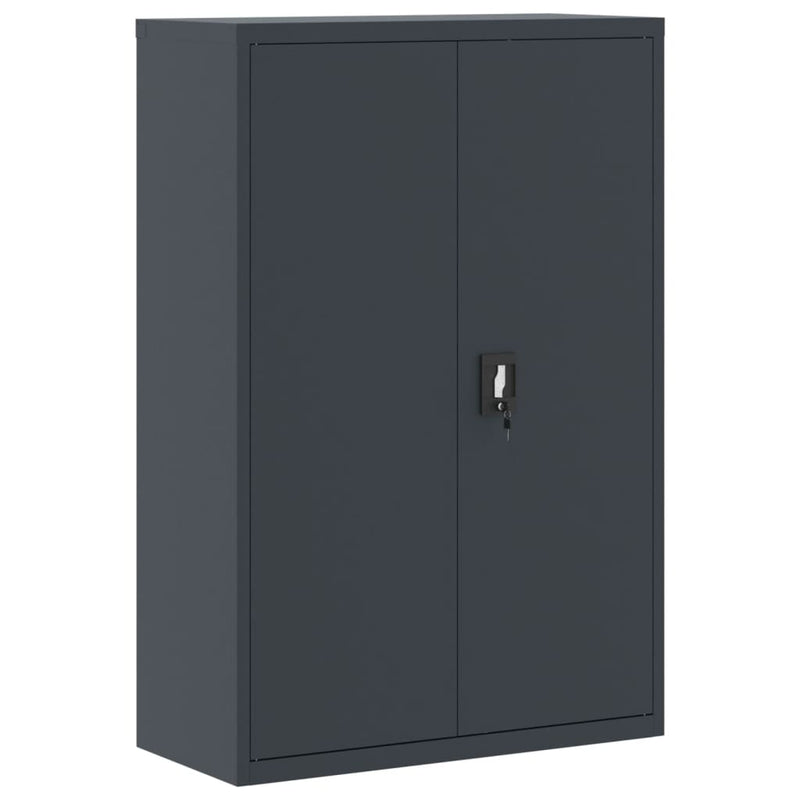 File Cabinet Anthracite 90x40x180 cm Steel