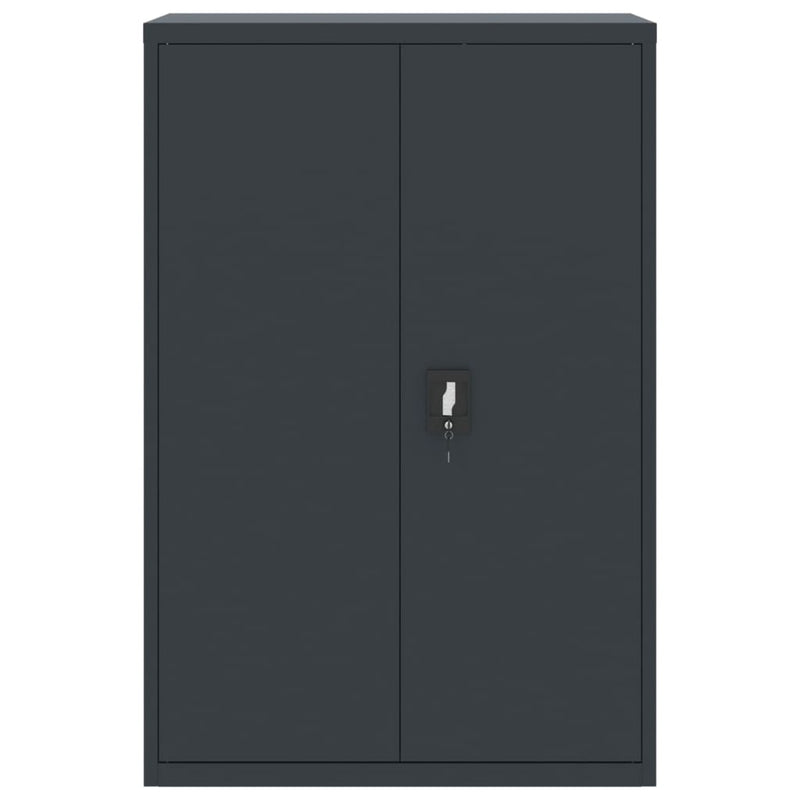 File Cabinet Anthracite 90x40x180 cm Steel