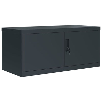 File Cabinet Anthracite 90x40x220 cm Steel