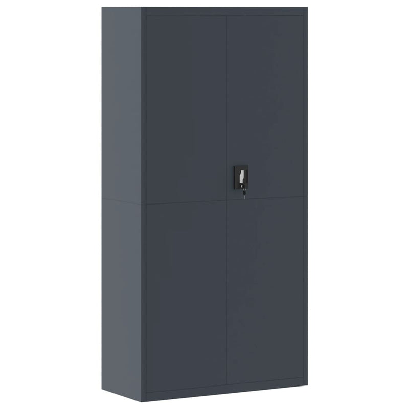 File Cabinet Anthracite 90x40x220 cm Steel