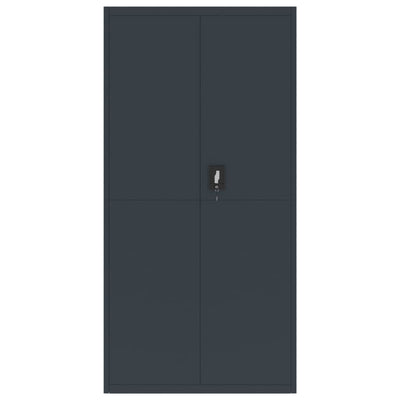 File Cabinet Anthracite 90x40x220 cm Steel