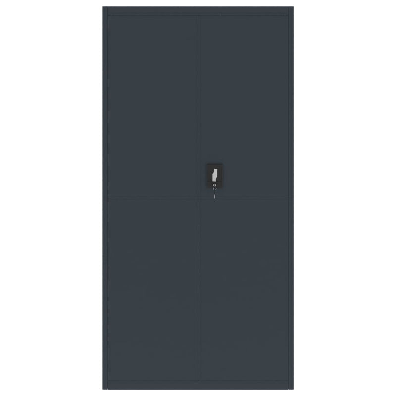 File Cabinet Anthracite 90x40x220 cm Steel