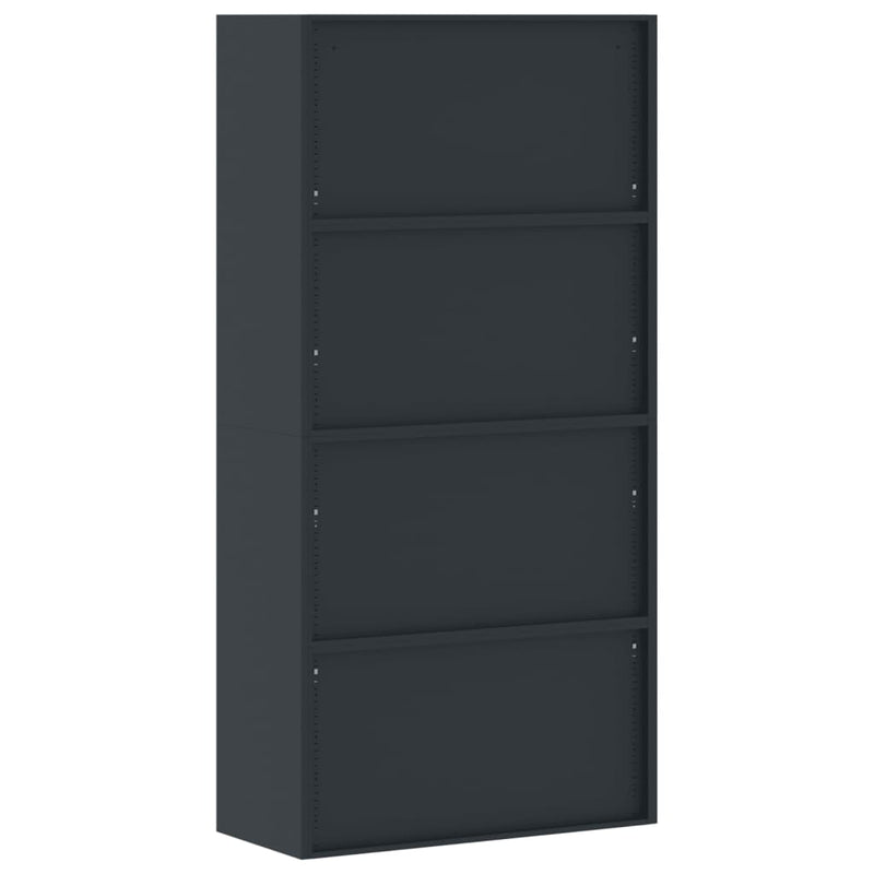 File Cabinet Anthracite 90x40x220 cm Steel