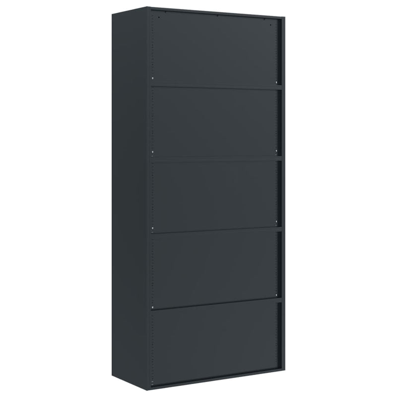 File Cabinet Anthracite 90x40x240 cm Steel